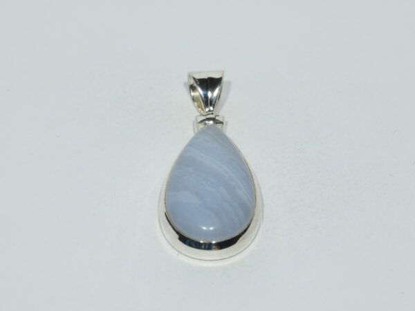 Pendentif n°2 Agate bleue & Argent 925 – Image 3