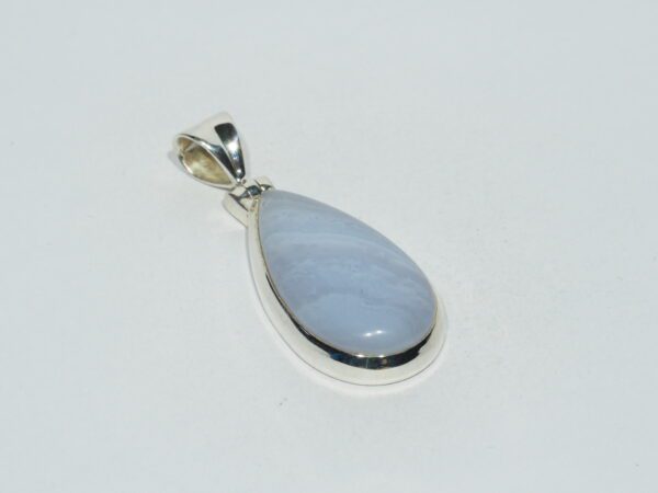 Pendentif n°2 Agate bleue & Argent 925 – Image 5