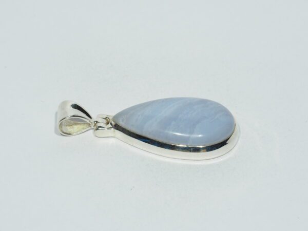 Pendentif n°2 Agate bleue & Argent 925 – Image 6