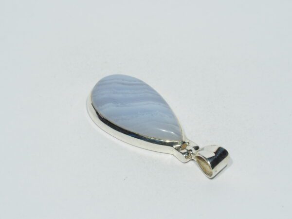 Pendentif n°2 Agate bleue & Argent 925 – Image 7