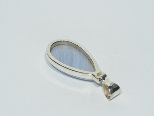 Pendentif n°2 Agate bleue & Argent 925 – Image 8
