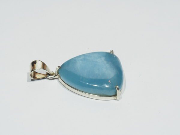 Pendentif n°1 Aigue Marine & Argent 925 – Image 6