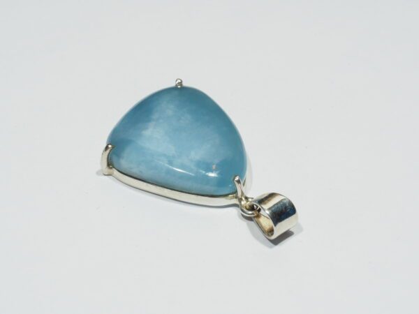 Pendentif n°1 Aigue Marine & Argent 925 – Image 8
