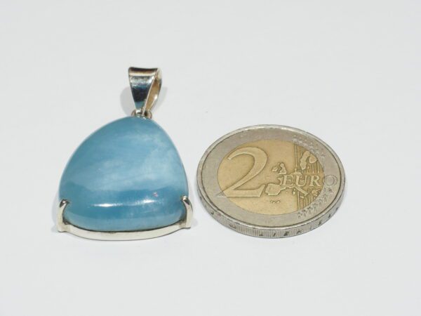 Pendentif n°1 Aigue Marine & Argent 925 – Image 10