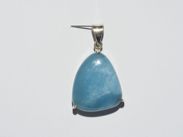 Pendentif n°1 Aigue Marine & Argent 925