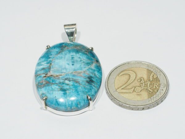 Pendentif n°5 Apatite & Argent 925 – Image 11