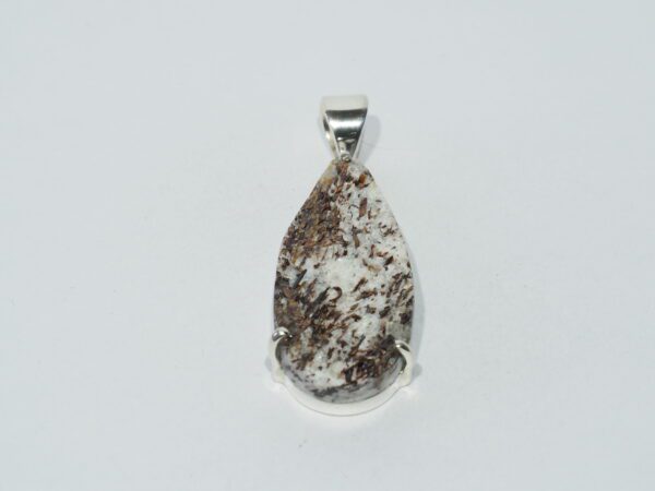 Pendentif n°1 Asthophyllite & Argent 925 – Image 3