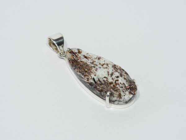 Pendentif n°1 Asthophyllite & Argent 925 – Image 5