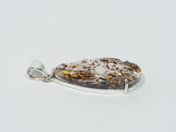 Pendentif n°1 Asthophyllite & Argent 925 – Image 6