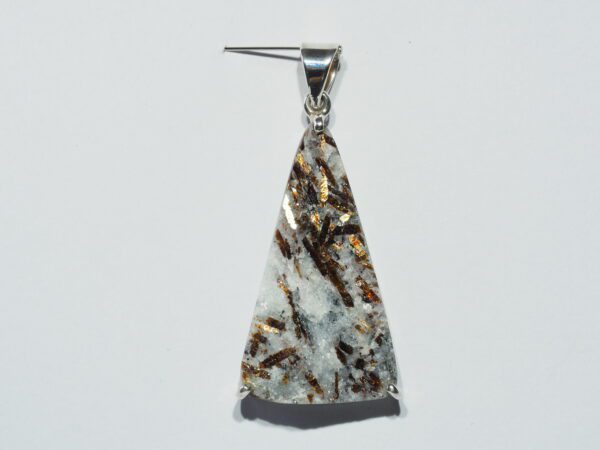 Pendentif n°2 Asthophyllite & Argent 925