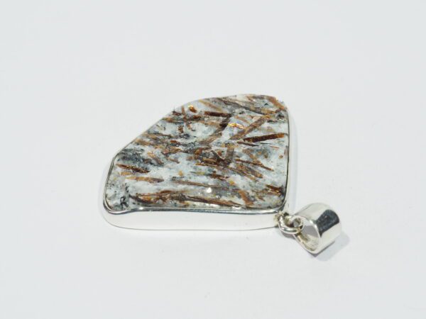 Pendentif n°5 Asthophyllite & Argent 925 – Image 7