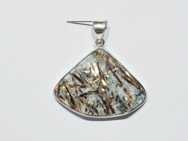 Pendentif n°5 Asthophyllite & Argent 925