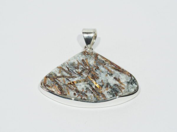 Pendentif n°5 Asthophyllite & Argent 925 – Image 3
