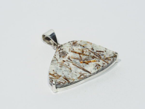 Pendentif n°6 Asthophyllite & Argent 925 – Image 5