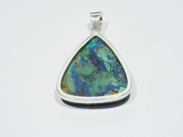 Pendentif n°10 Malachite Azurite & Argent 925 – Image 4