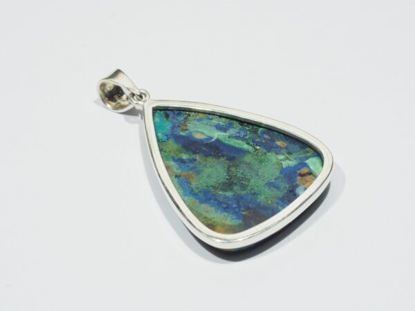 Pendentif n°10 Malachite Azurite & Argent 925 – Image 6