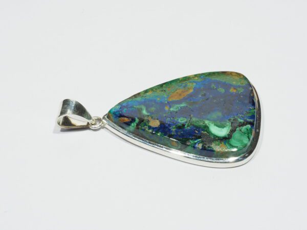 Pendentif n°10 Malachite Azurite & Argent 925 – Image 7