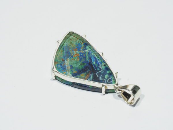 Pendentif n°3 Malachite Azurite & Argent 925 – Image 10