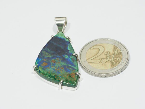 Pendentif n°3 Malachite Azurite & Argent 925 – Image 11