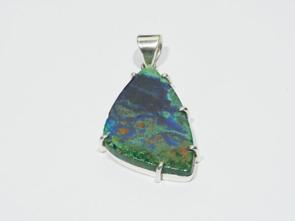 Pendentif n°3 Malachite Azurite & Argent 925 – Image 3