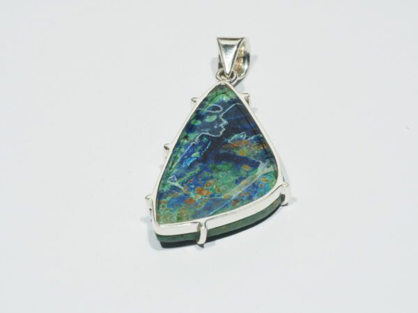 Pendentif n°3 Malachite Azurite & Argent 925 – Image 4