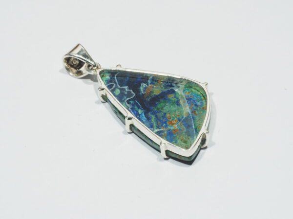 Pendentif n°3 Malachite Azurite & Argent 925 – Image 6