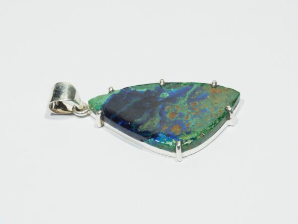 Pendentif n°3 Malachite Azurite & Argent 925 – Image 7