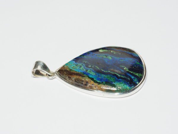 Pendentif n°4 Malachite Azurite & Argent 925 – Image 7