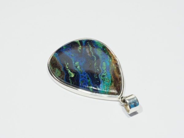 Pendentif n°4 Malachite Azurite & Argent 925 – Image 9