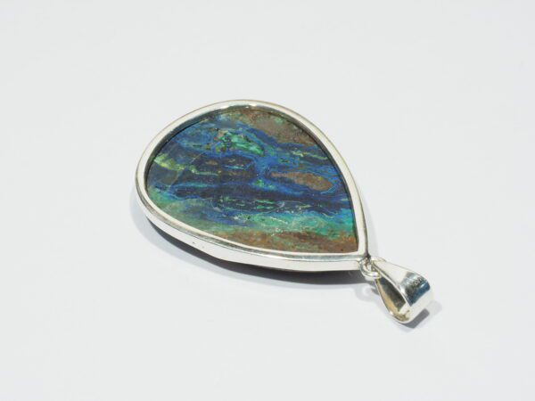 Pendentif n°4 Malachite Azurite & Argent 925 – Image 10