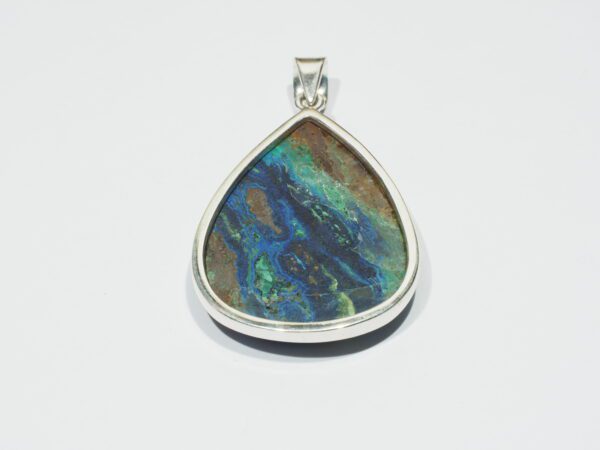 Pendentif n°4 Malachite Azurite & Argent 925 – Image 4