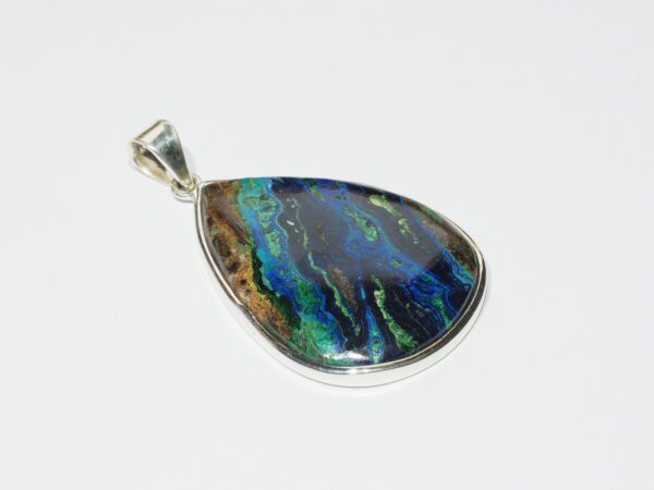Pendentif n°4 Malachite Azurite & Argent 925 – Image 5