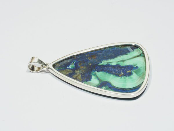 Pendentif n°5 Malachite Azurite & Argent 925 – Image 8