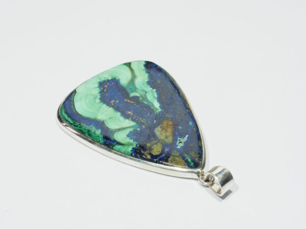 Pendentif n°5 Malachite Azurite & Argent 925 – Image 9