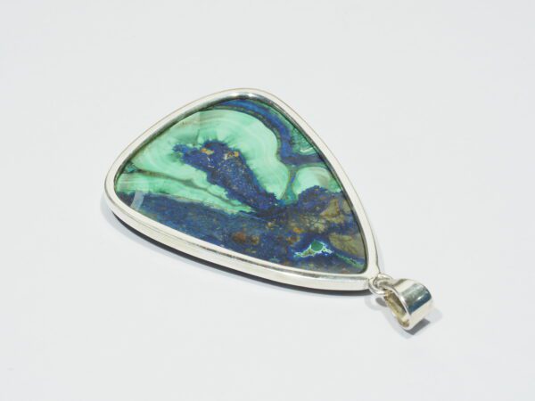 Pendentif n°5 Malachite Azurite & Argent 925 – Image 10