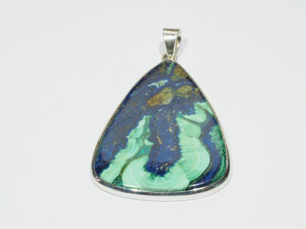 Pendentif n°5 Malachite Azurite & Argent 925 – Image 3