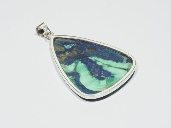 Pendentif n°5 Malachite Azurite & Argent 925 – Image 6