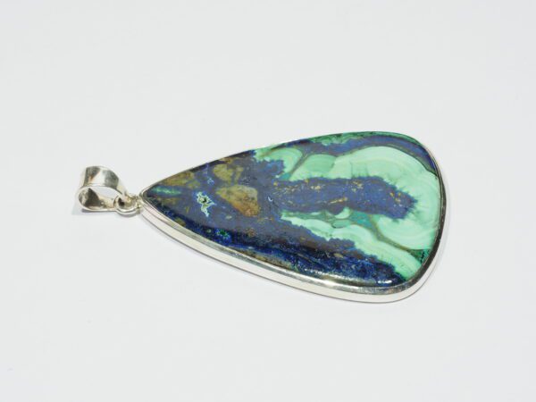 Pendentif n°5 Malachite Azurite & Argent 925 – Image 7