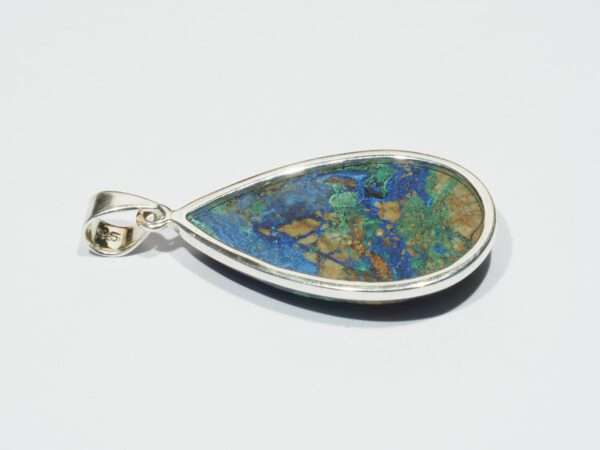 Pendentif n°7 Malachite Azurite & Argent 925 – Image 8