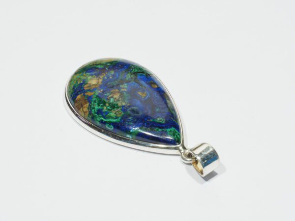 Pendentif n°7 Malachite Azurite & Argent 925 – Image 9