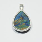Pendentif n°7 Malachite Azurite & Argent 925 – Image 4