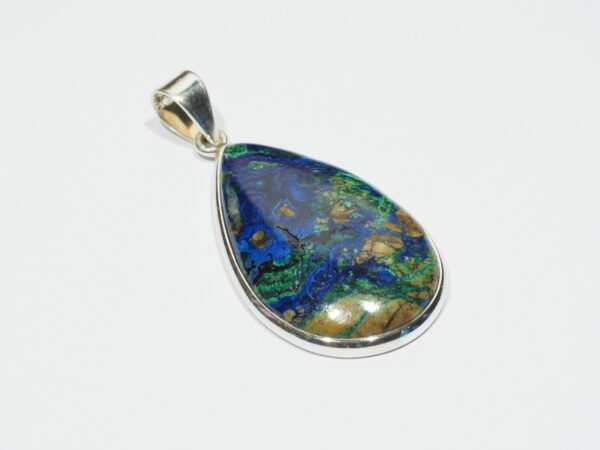 Pendentif n°7 Malachite Azurite & Argent 925 – Image 5