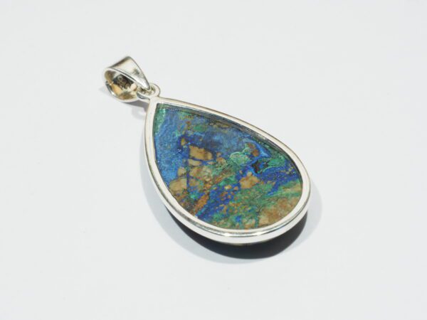 Pendentif n°7 Malachite Azurite & Argent 925 – Image 6