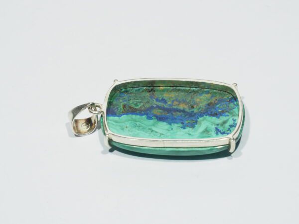 Pendentif n°8 Malachite Azurite & Argent 925 – Image 8