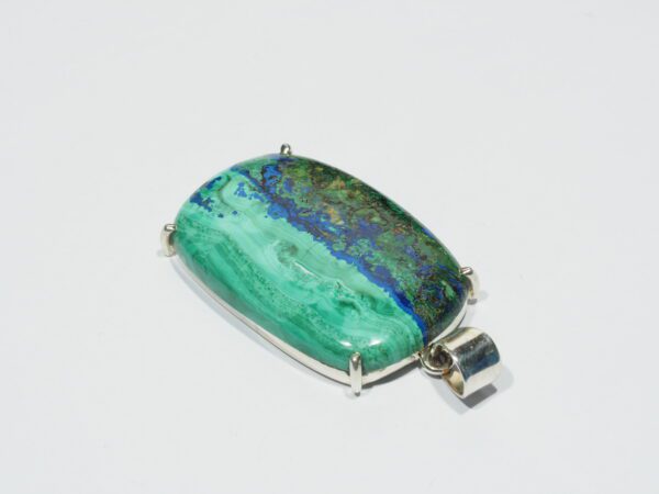 Pendentif n°8 Malachite Azurite & Argent 925 – Image 9