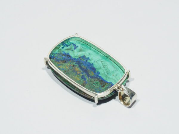 Pendentif n°8 Malachite Azurite & Argent 925 – Image 10