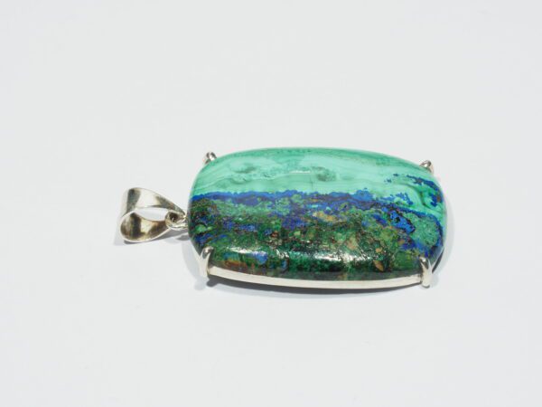 Pendentif n°8 Malachite Azurite & Argent 925 – Image 7