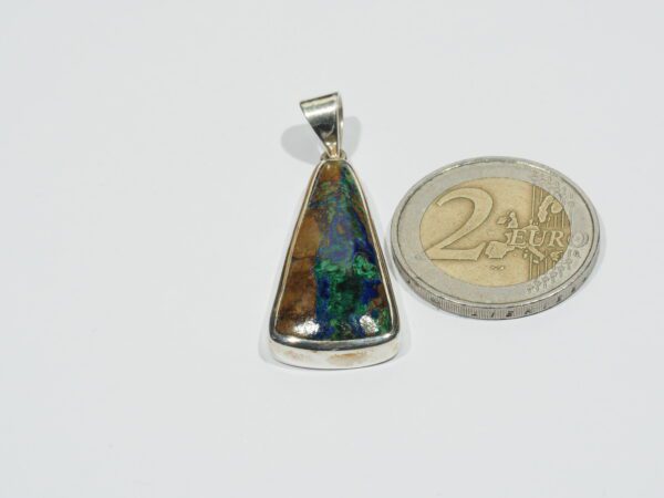 Pendentif n°9 Malachite Azurite & Argent 925 – Image 11