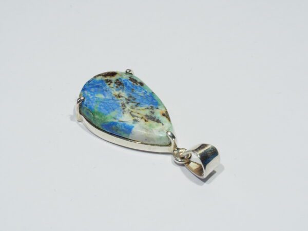Pendentif n°1 Azurite Dioptase & Argent 925 – Image 9