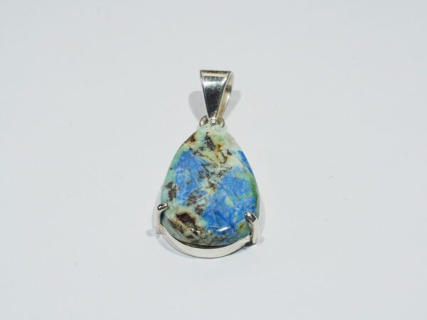 Pendentif n°1 Azurite Dioptase & Argent 925 – Image 3